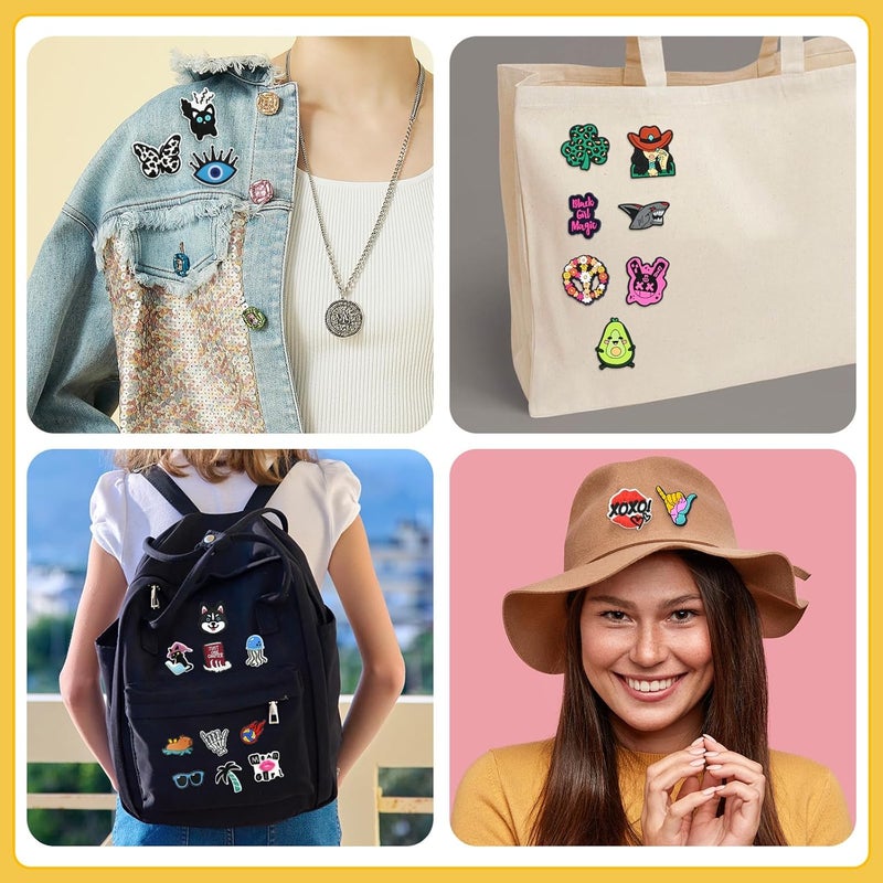 Pabucle Store Cute Pins Bulk,Funny Backpack Pin Lapel Badge Pins Set for Jackets,Hats - Image 4